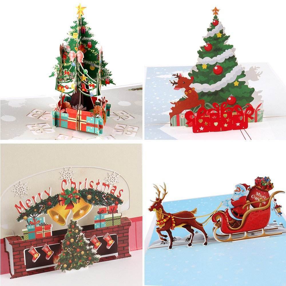3D Pop-Up Christmas Greeting Cards - Custom Wholesale Festive Gifts |GUMOcrafts - GUMOCRAFTS