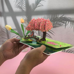 3D Heart Shaped Pop-Up Greeting Card | Custom Valentine's Day, Mother's Day Card - GUMOcrafts - GUMOCRAFTS