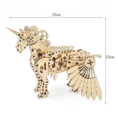 Wooden 3D Puzzle Decor - DIY Assembly Craft & Brain Teaser Toy - GUMOCRAFTS