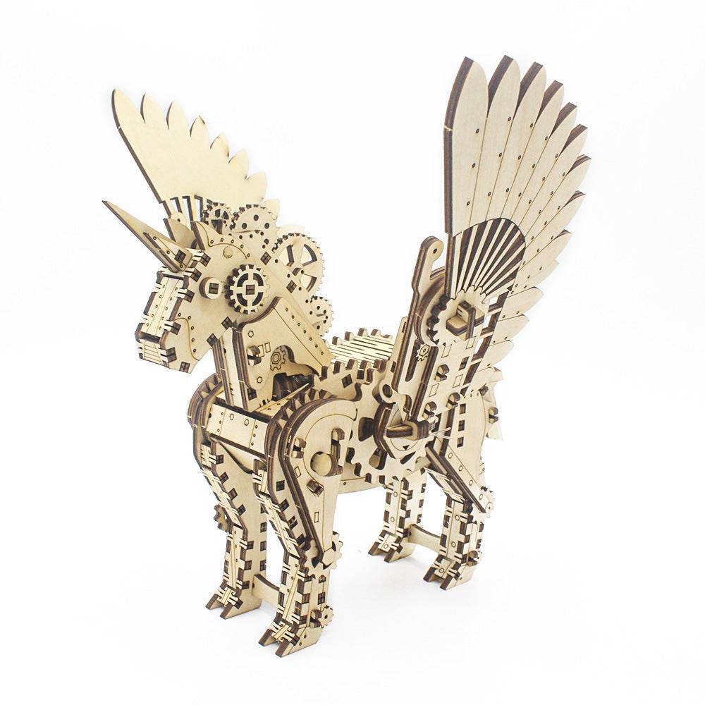 Wooden 3D Puzzle Decor - DIY Assembly Craft & Brain Teaser Toy - GUMOCRAFTS