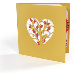 3D Pop-Up Valentine's Day Card - Squirrel Couple Tree Anniversary Gift - GUMOCRAFTS