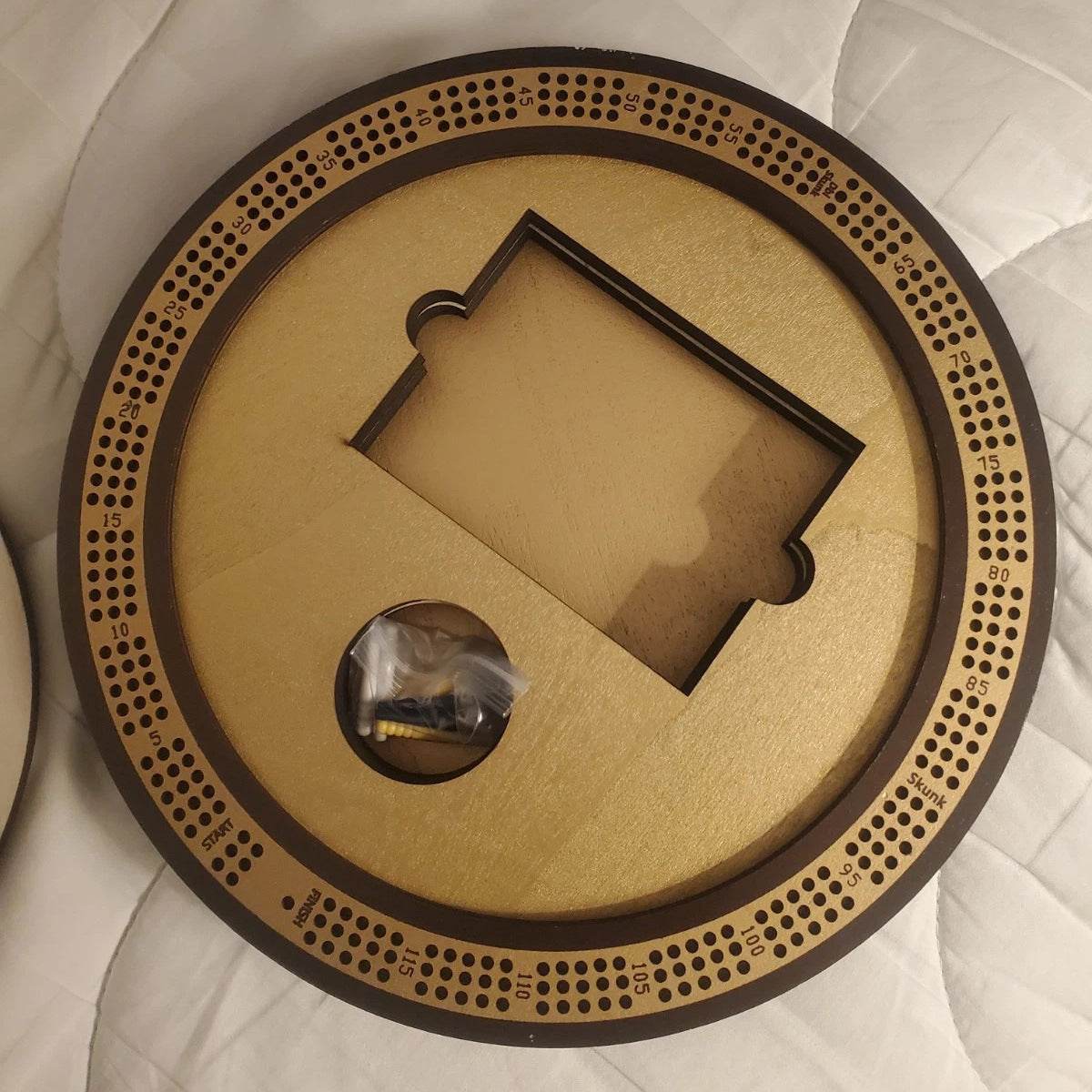 GUMOcrafts Custom Cribbage Board Game - Wooden Tabletop Game for Family & Friends - GUMOCRAFTS