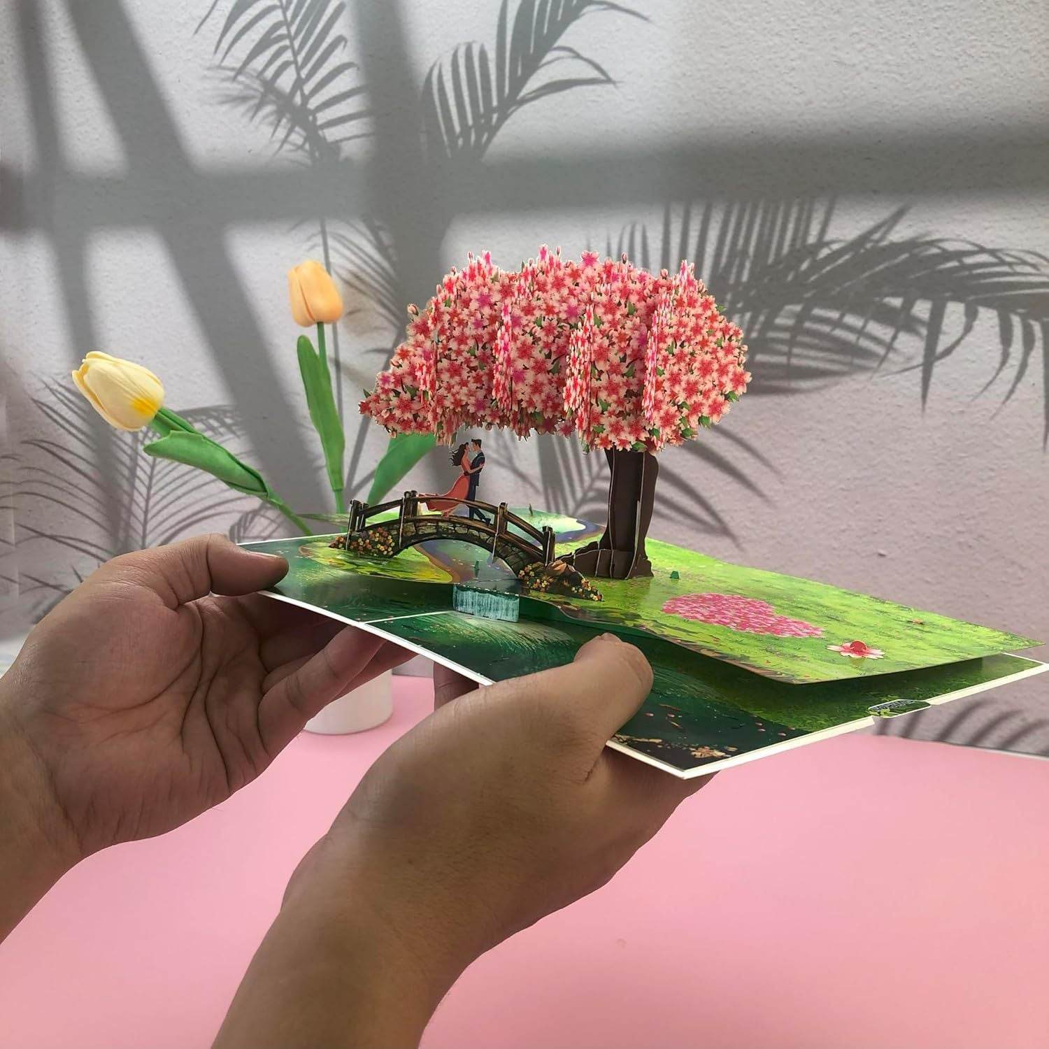 3D Heart Shaped Pop-Up Greeting Card | Custom Valentine's Day, Mother's Day Card - GUMOcrafts - GUMOCRAFTS