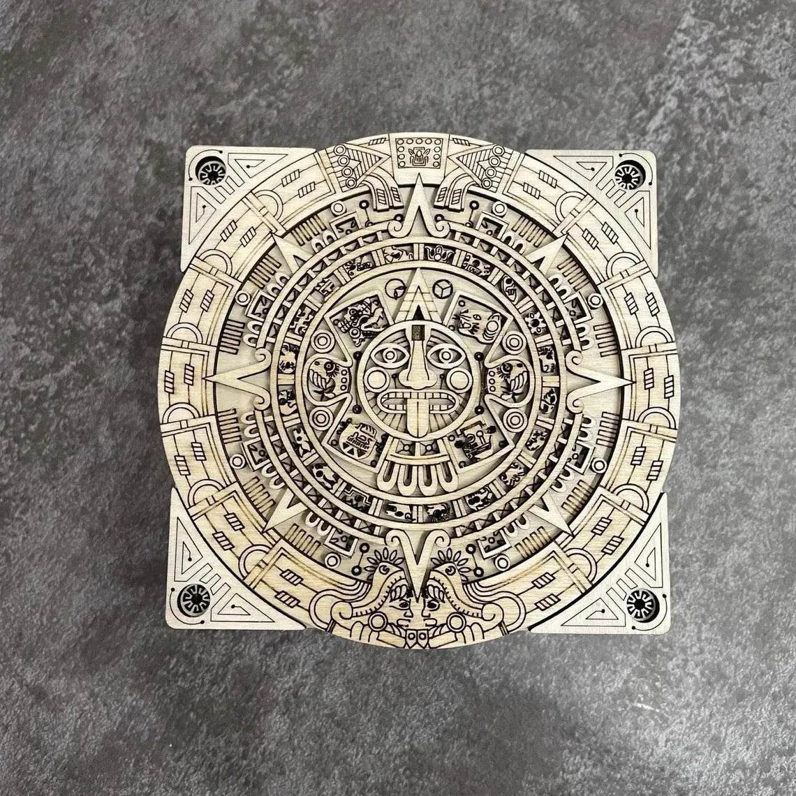 Wooden Magic Puzzle Box - Secret Compartment IQ Brain Teaser - GUMOCRAFTS