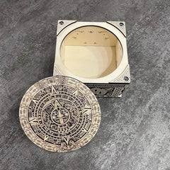 Wooden Magic Puzzle Box - Secret Compartment IQ Brain Teaser - GUMOCRAFTS