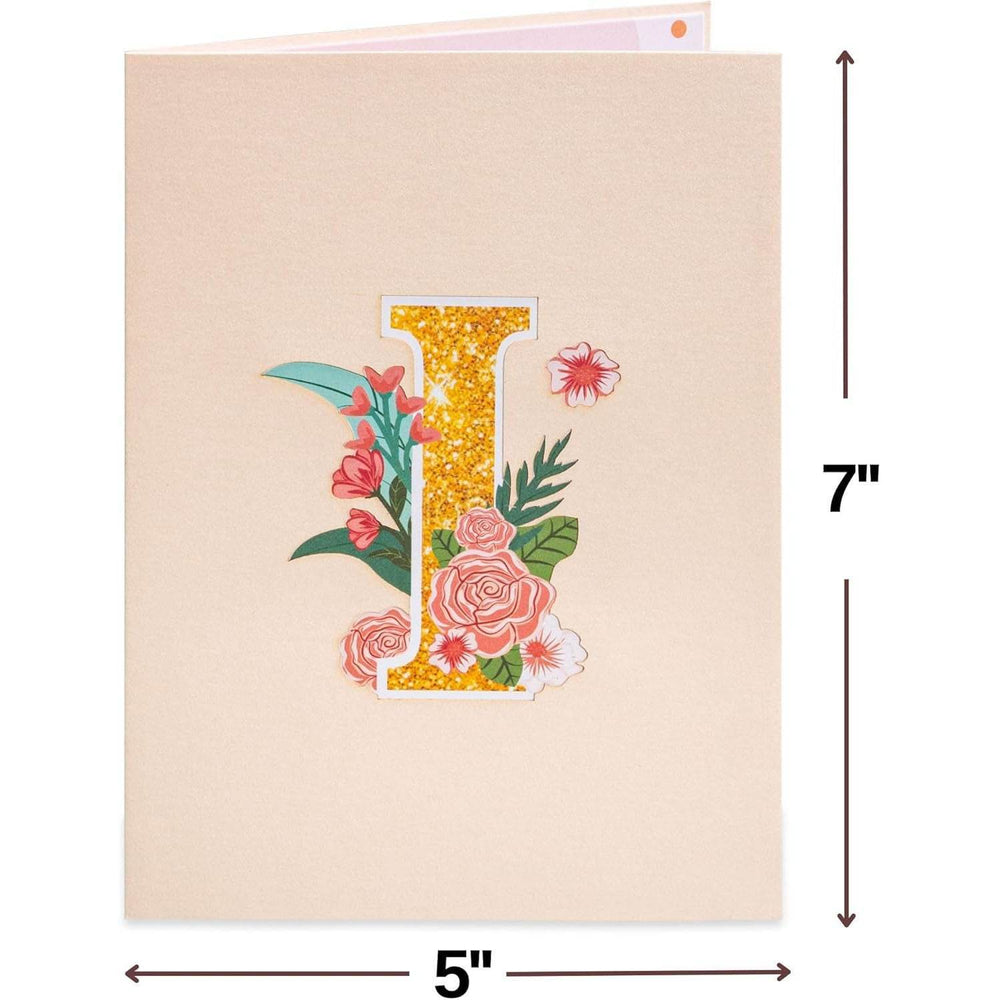 GUMOcrafts 3D Pop-Up Butterfly Flower Card Card - Mother's Day & Birthday Gift for Mom - GUMOCRAFTS