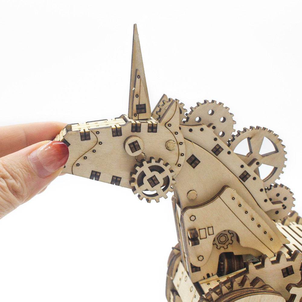 Wooden 3D Puzzle Decor - DIY Assembly Craft & Brain Teaser Toy - GUMOCRAFTS