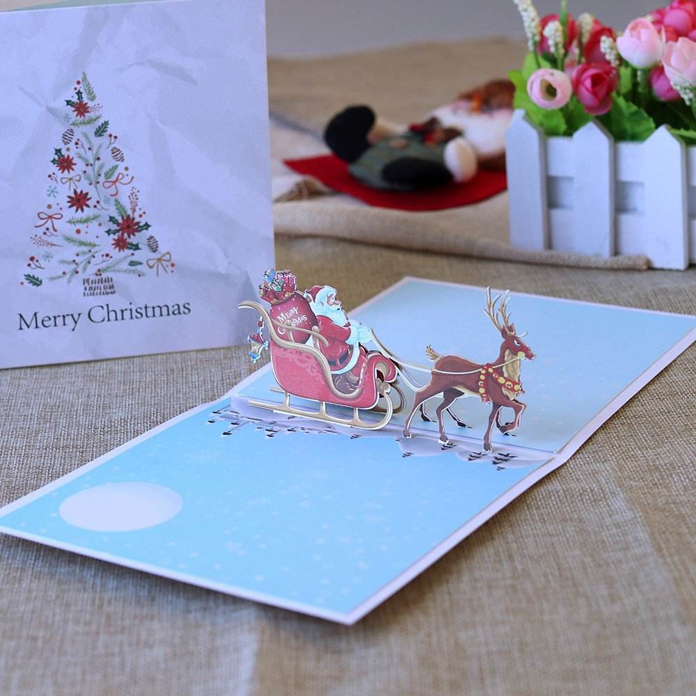 3D Pop-Up Christmas Greeting Cards - Custom Wholesale Festive Gifts |GUMOcrafts - GUMOCRAFTS